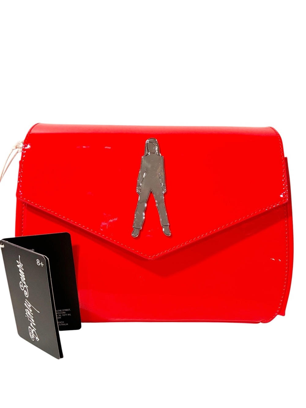 Loungefly Britney Spears Oops!... I Did It Again Crossbody Bag Red Vinyl NEW